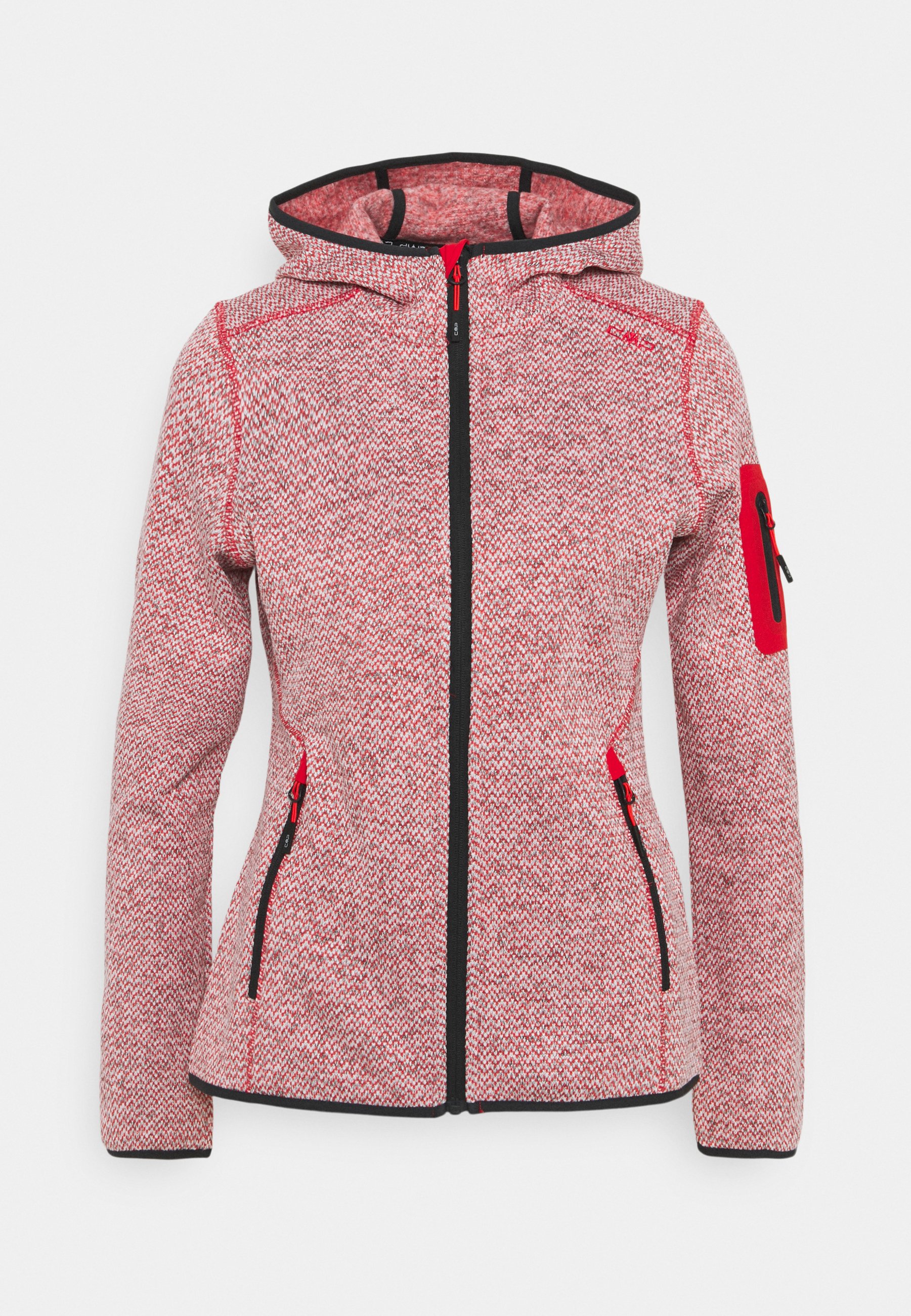 CMP Fix Hood Damen Strick Fleece Jacke CMP Fix Hood Damen Strick Fleece Jacke